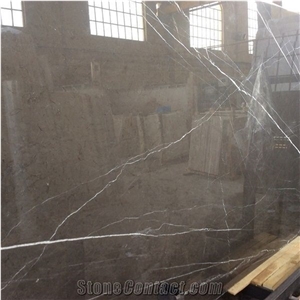 Grey Pietra Marble Block Iran, Gfrey Marble Rough Blocks