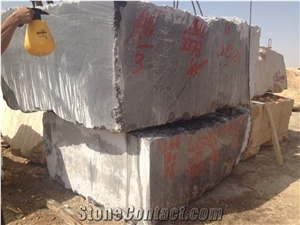 Grey Pietra Marble Block Iran, Gfrey Marble Rough Blocks