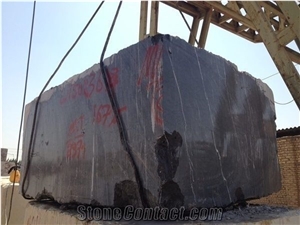 Grey Pietra Marble Block Iran, Gfrey Marble Rough Blocks