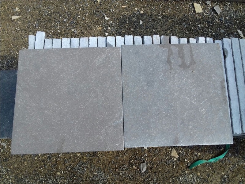 Kurnool Grey Limestone Paving Tiles and Paving Slabs