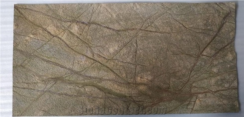 Rain Forest Green Marble Flexible Stone Veneer, Thin Veneer