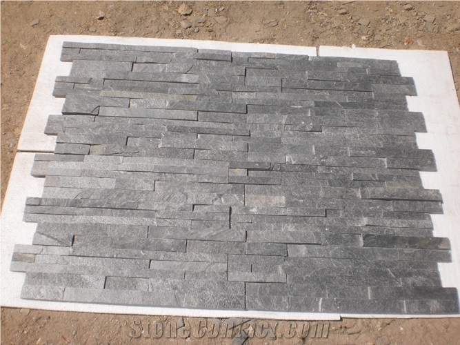 Silver Grey Quartzite Ledge Stone Panels