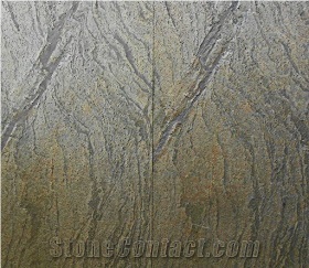 Zeera Green Flexible Slate Stone Veneer Sheets Ultra Thin Veneer-Zeera Green Slim Stone Veneer