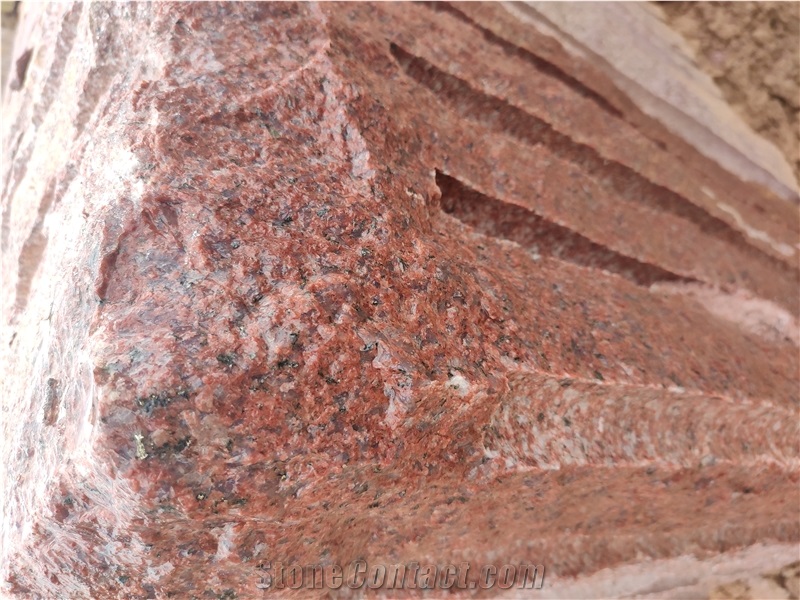 Indian Red Granite Blocks & Slabs