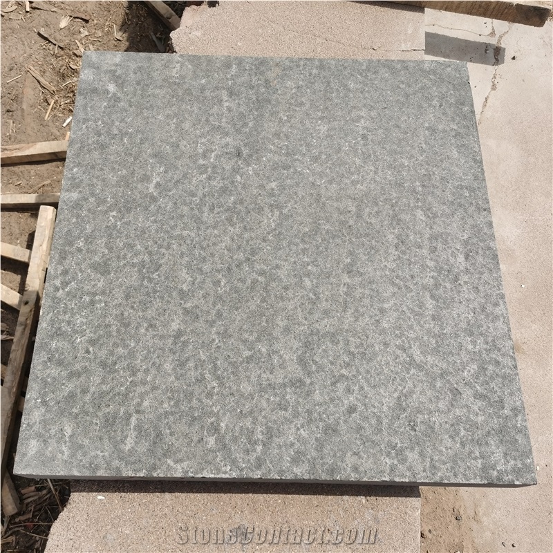 Cheap Flamed Nero Absolute Black Basalt Wall Tile