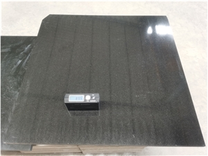 No Dyed and Holes Nero Absolute Black Basalt Tile