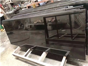 No Dyed and Holes Nero Absolute Black Basalt Tile