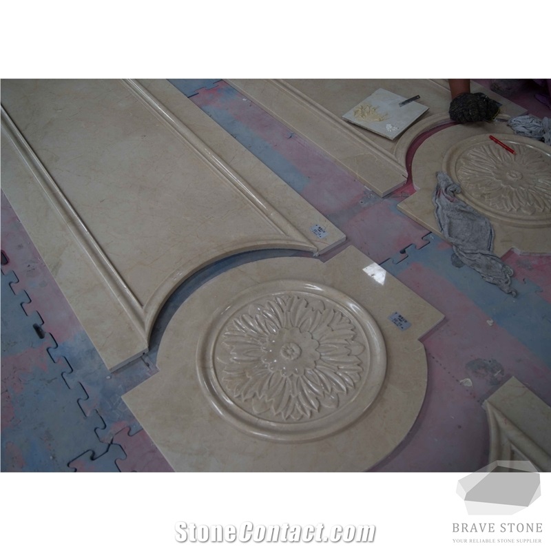 Crema Marfil Marble Wall Panel Tiles