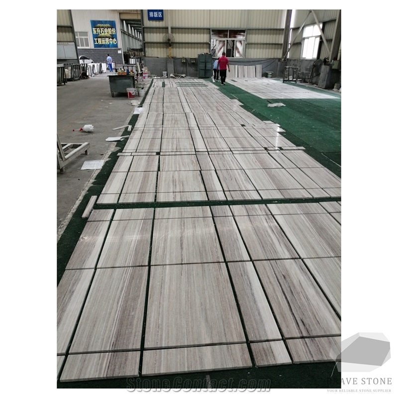 Crystal Wood Grain Marble Tiles and Slabs