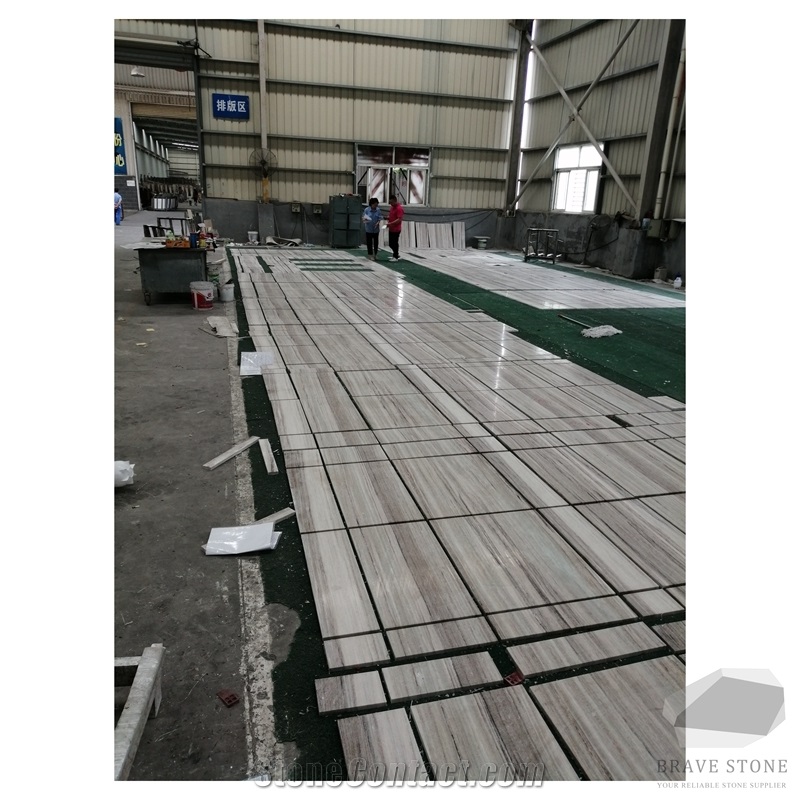 Crystal Wood Grain Marble Tiles and Slabs