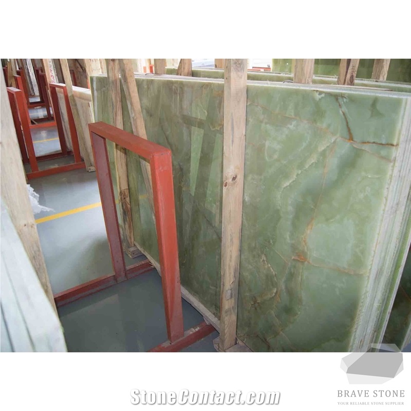 Jade Green Onyx Bathroom Countertop