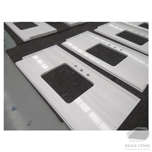 Star White Dolomite Marble Countertops