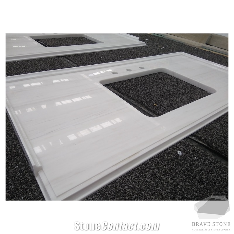 Star White Dolomite Marble Countertops