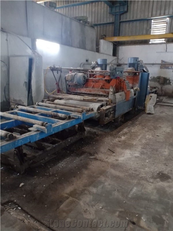 Complete Polishing And Calibration Line, 20 Heads- Second Hand Stone Machine, Used Polishing Machine