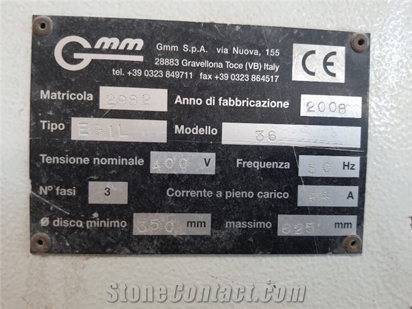 Gmm Egil Automatic Bridge Saw Moulding Machine