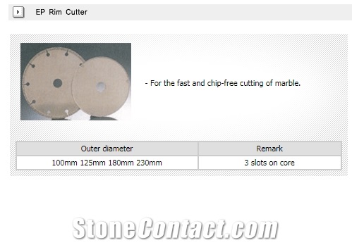 Ep Rim Cutter Disc