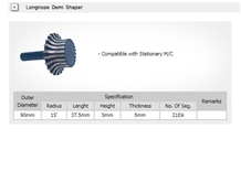 Longnose Demi Shaper Edge Profiling Tool