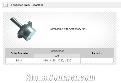 Longnose Demi Smoother Edge Profiling Tool