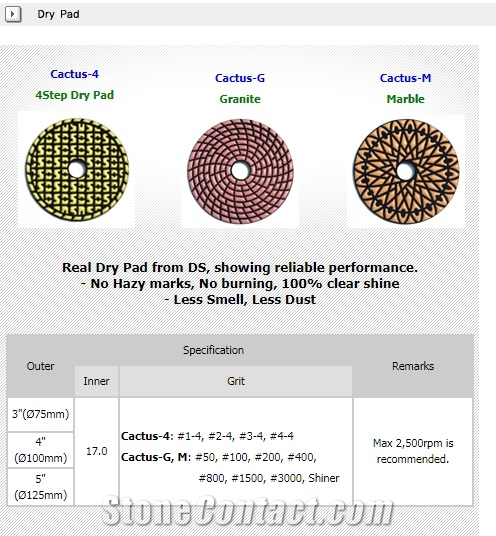 Real Dry Pad- Polishing Pads