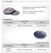 Snail Adaptor Diaflx-Hand-Held Polishing Machines Snail Adaptor Diaflx-Hand-Held Polishing Machines