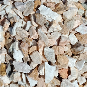 Yellow Color Pebble Gravel Stone Gs-004