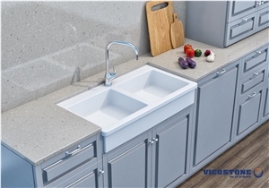Cendre Quartz Slab Vicostone Bq8805