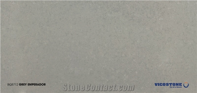 Grey Emparador Quartz Countertop Vicostone Bq8712