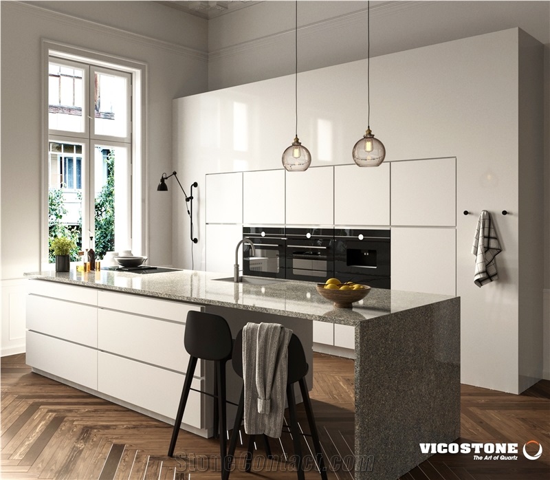 Grigio Quartz Countertop Vicostone