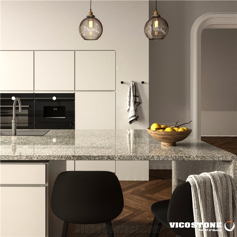 Grigio Quartz Countertop Vicostone