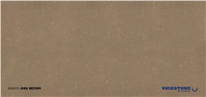Jura Brown Quartz Slab Vicostone Bq8435