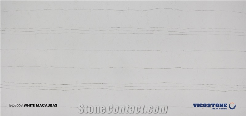 Quartz Bathroom Vicostone Bq8669 White Macaubas