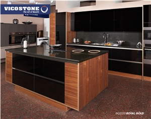 Quartz Countertop Vicostone Bq2020 Royal Gold