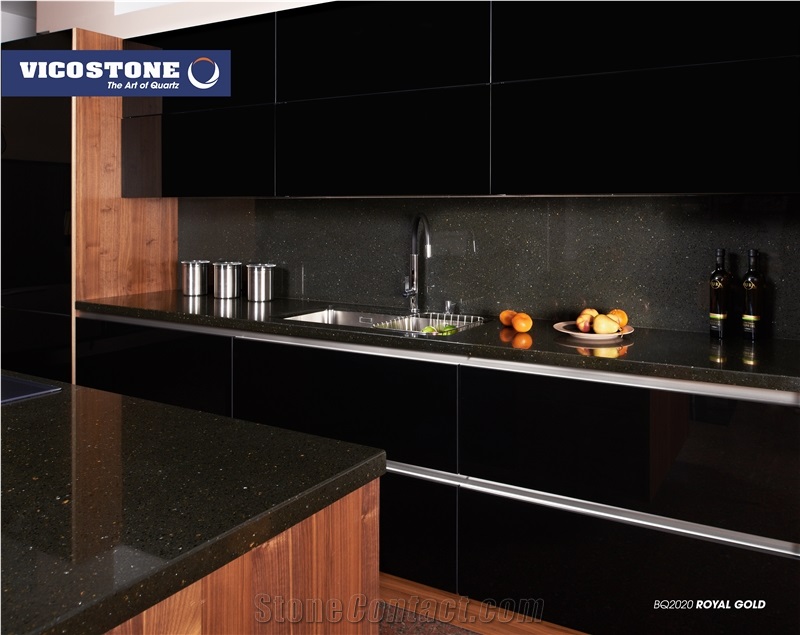 Quartz Countertop Vicostone Bq2020 Royal Gold