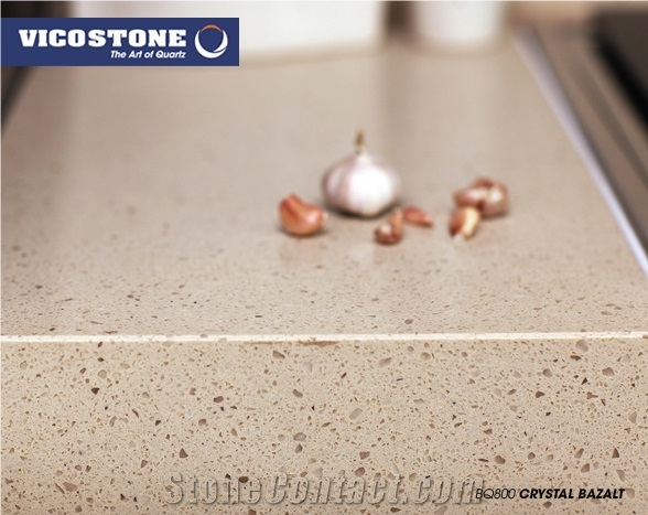 Quartz Countertop Vicostone Bq800 Crystal Bazalt