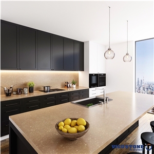Quartz Countertop Vicostone Bq8435 Jura Brown