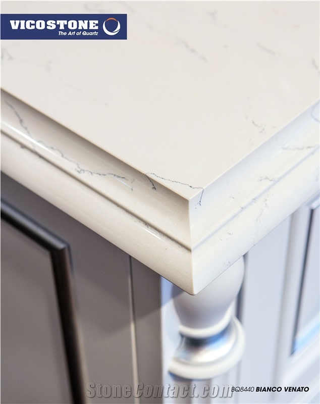 Quartz Countertop Vicostone Bq8440 Bianco Venato