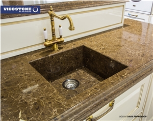 Quartz Countertop Vicostone Bq8560 Dark Emparador