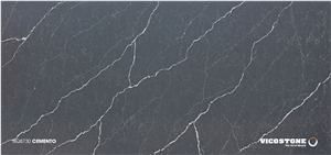 Quartz Countertop Vicostone Bq8730 Cemento