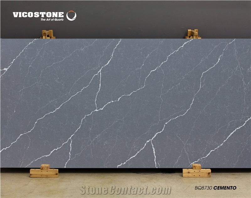 Quartz Countertop Vicostone Bq8730 Cemento