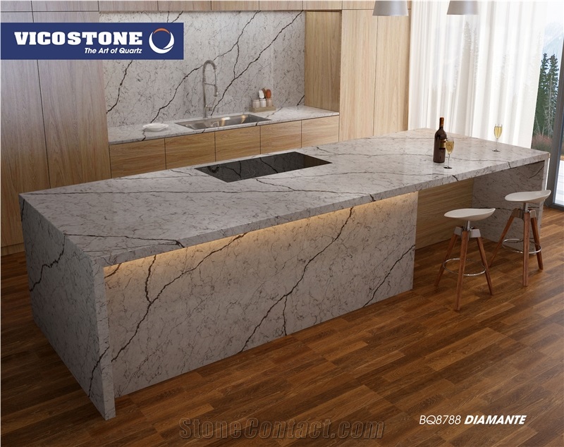 Quartz Countertop Vicostone Bq8788 Diamante