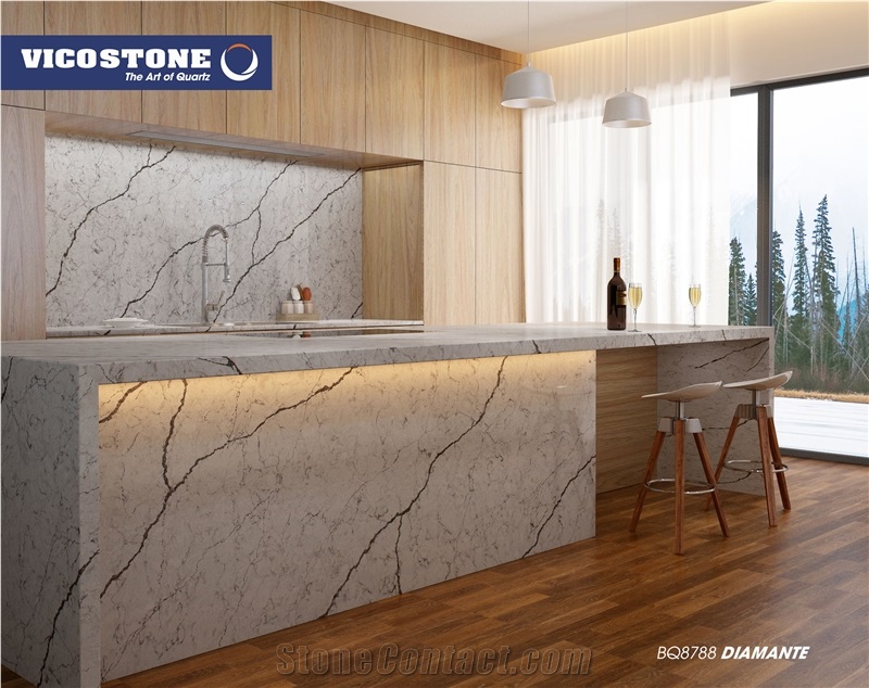 Quartz Countertop Vicostone Bq8788 Diamante