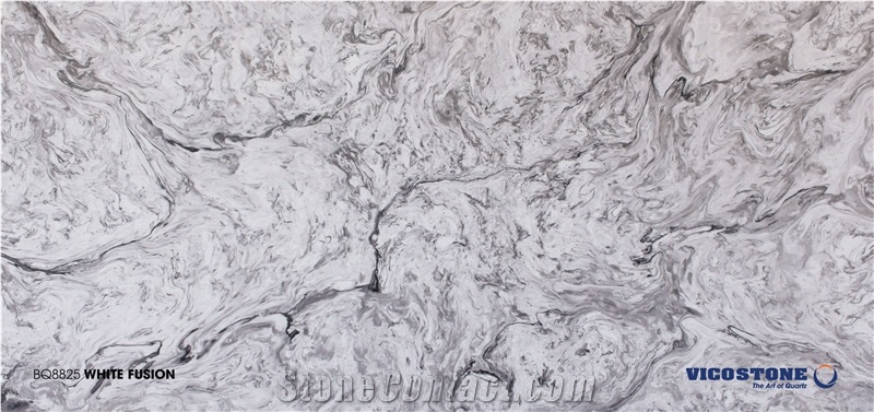 Quartz Countertop Vicostone Bq8825 White Fusion