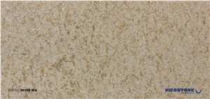 Quartz Countertop Vicostone Bq9310 Silver Sea