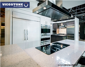 Quartz Countertop Vicostone Bq940 Crystal Pepper