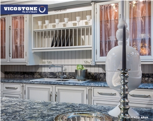 Quartz Countertop Vicostone Bq9470 Azul Aran