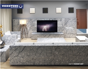 Quartz Countertop Vicostone Thunder Grey Bq8716