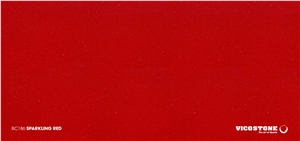 Sparkling Red Quartz Vicostone Bc186