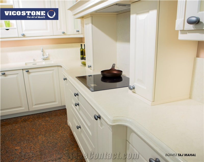 Taj Mahal Quartz Countertop Vicostone Bq9453