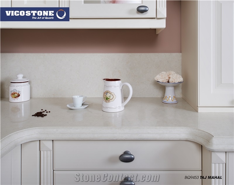 Taj Mahal Quartz Countertop Vicostone Bq9453