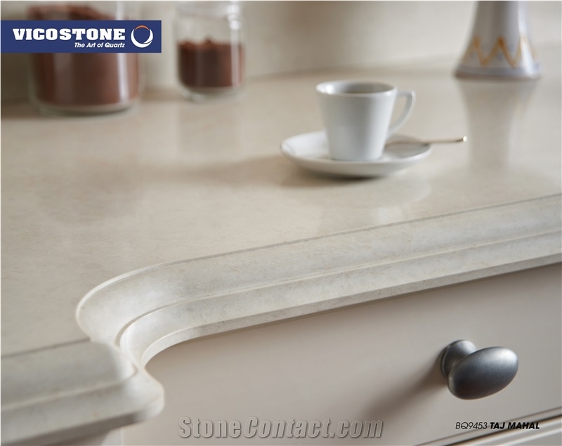 Taj Mahal Quartz Countertop Vicostone Bq9453